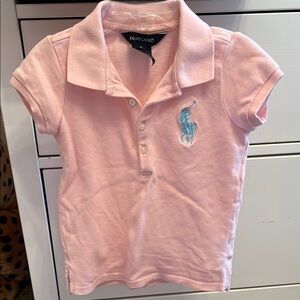 Ralph Lauren Kids Pink Polo Shirt